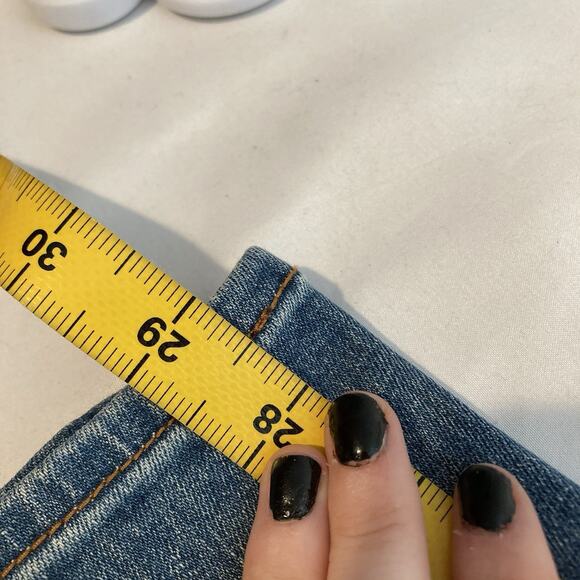 Driftwood Women's Blue Audrey High Rise Straight Leg Jeans‎ Size 31 Western Boho - Picture 4 of 11